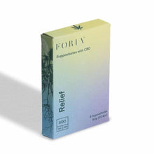 Load image into Gallery viewer, FORIA RELIEF SUPPOSITORIES WITH CBD
